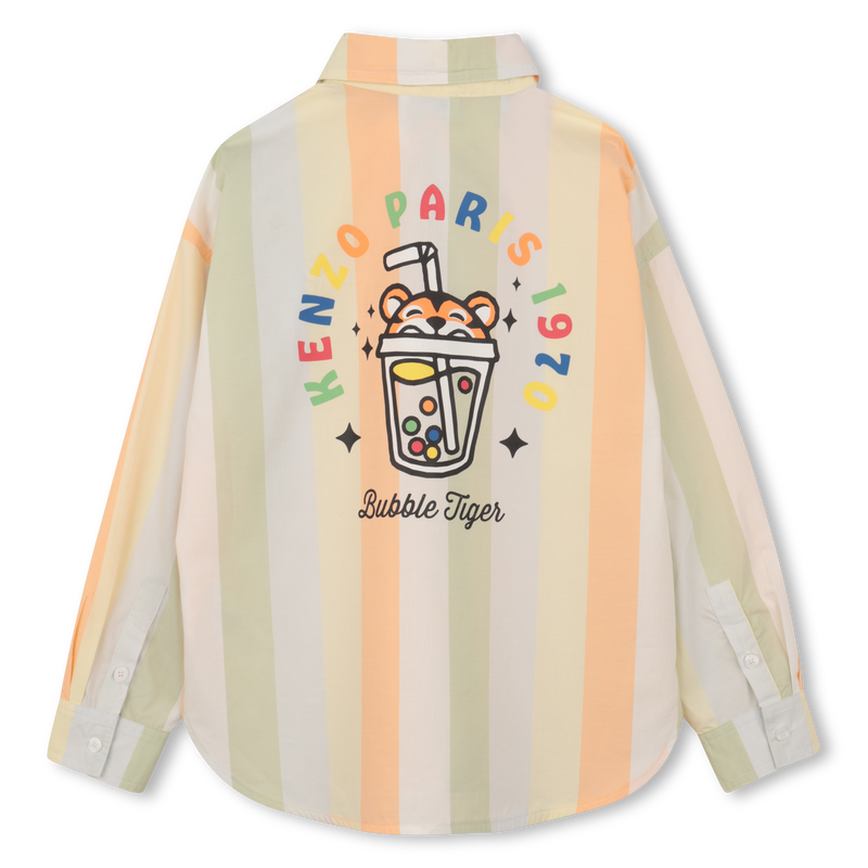 Gestreiftes langarmhemd KENZO KIDS 
                        BOY