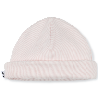 Ripp-M&uuml;tzchen mit Umschlag BOSS GIRL