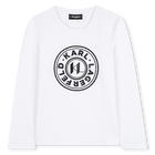 Langarm-T-Shirt KARL LAGERFELD KIDS 
                    GIRL