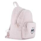 Kleiner Rucksack aus flauschigem Fleece KARL LAGERFELD KIDS 
                    GIRL