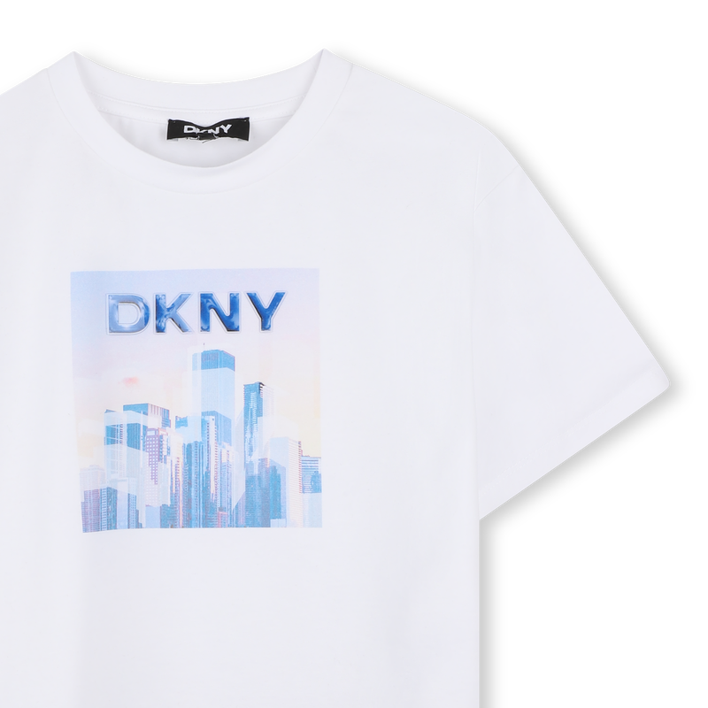 KURZ&Auml;RMELIGES T-SHIRT DKNY 
                        GIRL