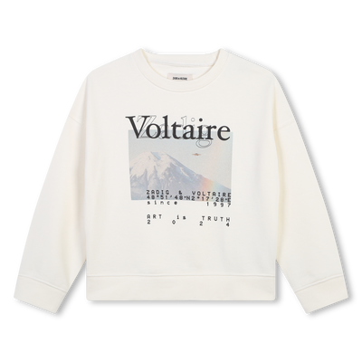 Sweatshirt aus Molton ZADIG & VOLTAIRE GIRL