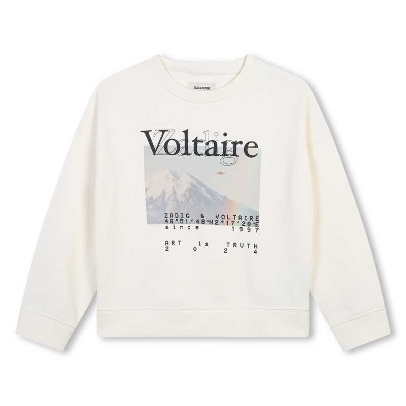 Sweatshirt aus Molton ZADIG & VOLTAIRE 
                        GIRL