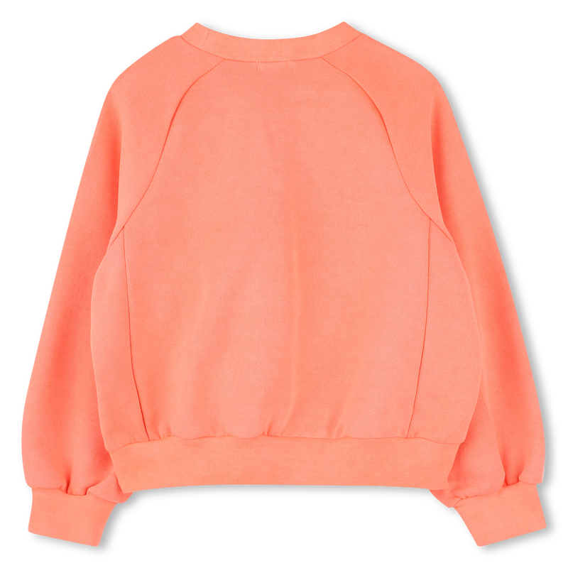 Gefärbtes Molton-Sweatshirt BILLIEBLUSH 
                        GIRL
