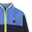 Zweifarbige Strickjacke aus Fleece TIMBERLAND 
                    BOY