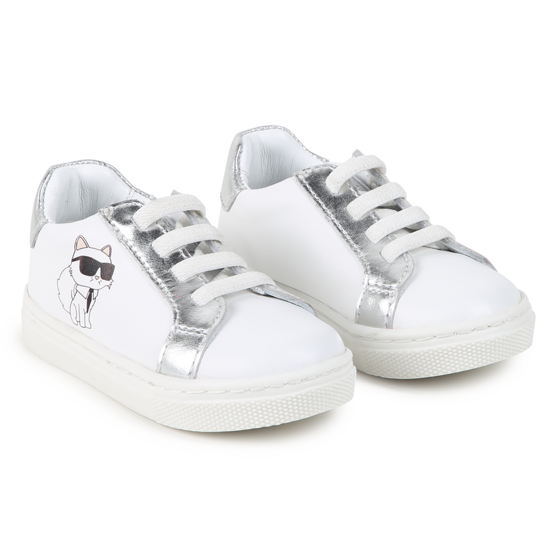 Low-Sneaker aus Leder KARL LAGERFELD KIDS 
                        UNISEX