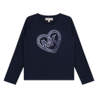 Langarm-T-Shirt aus Baumwolle MICHAEL KORS 
                    GIRL