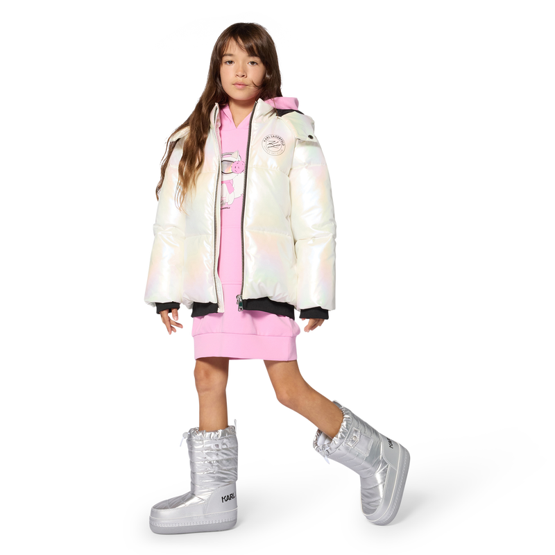 Kapuzenkleid KARL LAGERFELD KIDS 
                        GIRL