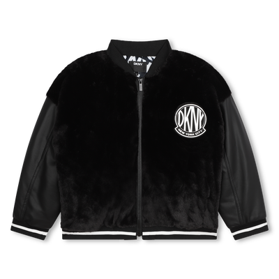 Jacke aus flauschigem Fleece DKNY GIRL