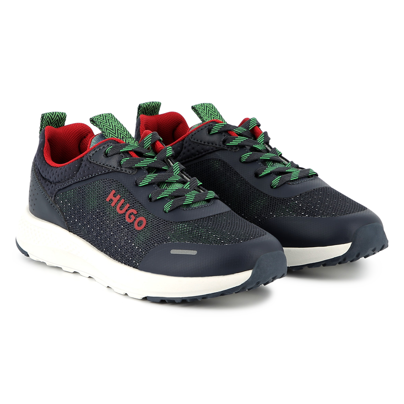 Bedruckte Schn&uuml;rsneaker HUGO 
                        BOY