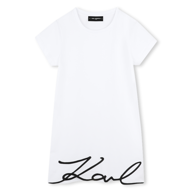 Kurz&auml;rmeliges Kleid KARL LAGERFELD KIDS 
                        GIRL
