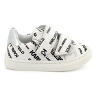 Ledersneaker mit Klett KARL LAGERFELD KIDS 
                    UNISEX