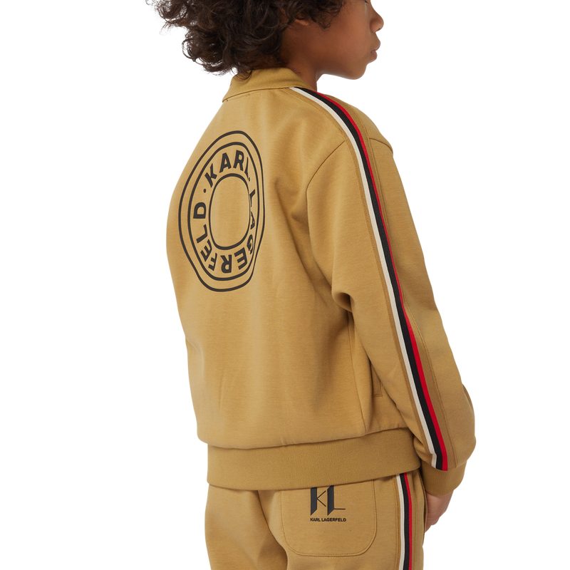 Sweatjacke mit Rei&szlig;verschluss KARL LAGERFELD KIDS 
                        BOY