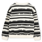 Gestreiftes Sweatshirt KARL LAGERFELD KIDS 
                    BOY