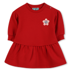 Lang&auml;rmeliges Kleid KENZO KIDS 
                    GIRL