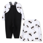 Set aus Overall und T-Shirt KARL LAGERFELD KIDS 
                    BOY