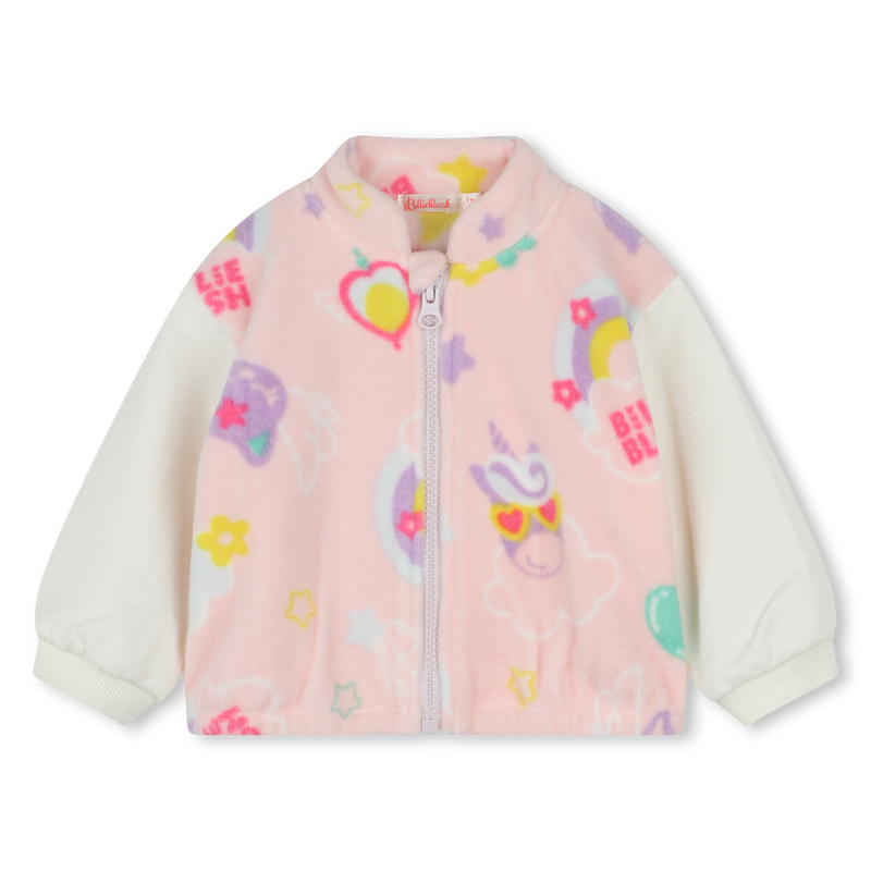 Printjacke aus Materialmix BILLIEBLUSH 
                        GIRL