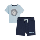 Set mit T-Shirt und Shorts, MITTELALTERLICHES BLAU, hi-res