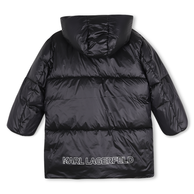 Lange Daunenjacke KARL LAGERFELD KIDS 
                        GIRL