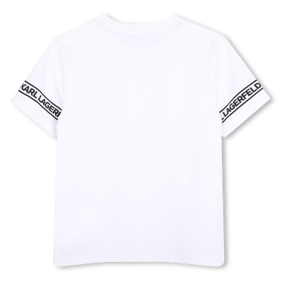 T-Shirt mit kurzen &Auml;rmeln KARL LAGERFELD KIDS BOY