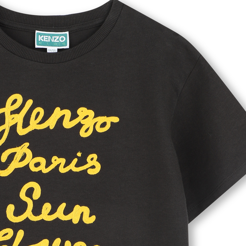 Baumwoll-Shirt mit Stickerei KENZO KIDS 
                        BOY