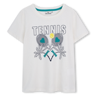 Kurz&auml;rmeliges t-shirt KIDS AROUND 
                    GIRL