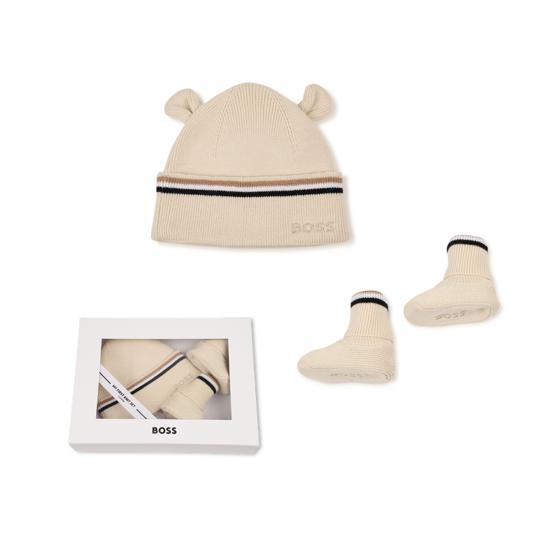 M&uuml;tze und Socken Set BOSS 
                        UNISEX