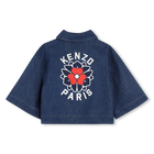 Jeansjacke mit Stickerei KENZO KIDS 
                    GIRL