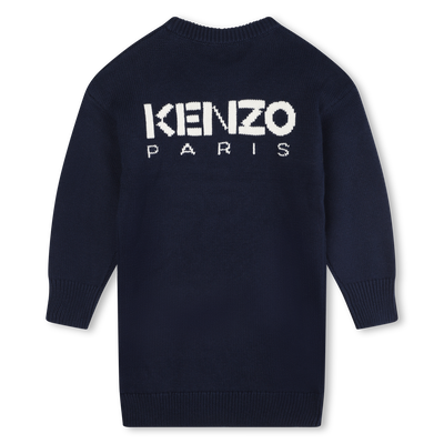 Strickkleid mit Jacquard KENZO KIDS GIRL