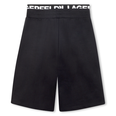 Bermudashorts aus doppeltem Jersey KARL LAGERFELD KIDS BOY