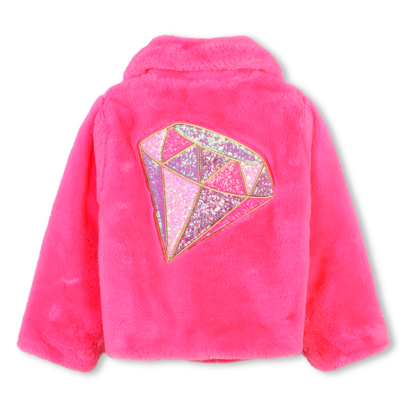 Mantel aus flauschigem Fleece BILLIEBLUSH 
                        GIRL