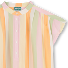 Gestreiftes kleid KENZO KIDS 
                    GIRL