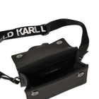 Handtasche aus feinnarbigem, beschichtetem Textil KARL LAGERFELD KIDS 
                    GIRL