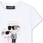 Kurz&auml;rmeliges t-shirt KARL LAGERFELD KIDS 
                    GIRL