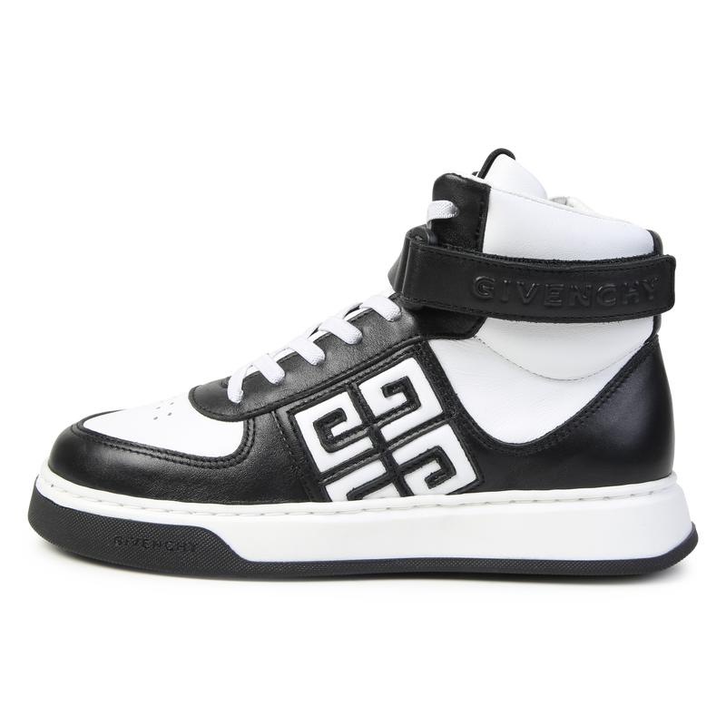 Geschn&uuml;rte Ledersneakers GIVENCHY 
                        BOY