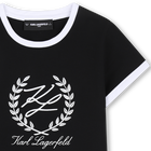 Kurz&auml;rmeliges t-shirt KARL LAGERFELD KIDS 
                    GIRL