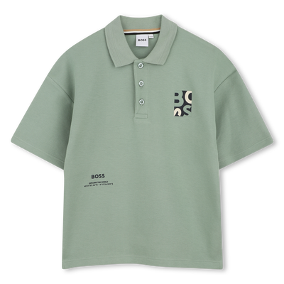 KURZ&Auml;RMELIGES POLOSHIRT BOSS BOY