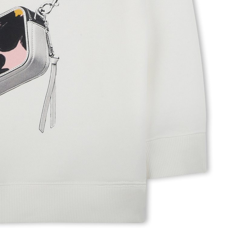 Molton-Kapuzensweatshirt MARC JACOBS 
                        GIRL