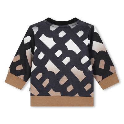 Dreifarbiger Sweater mit Print BOSS BOY