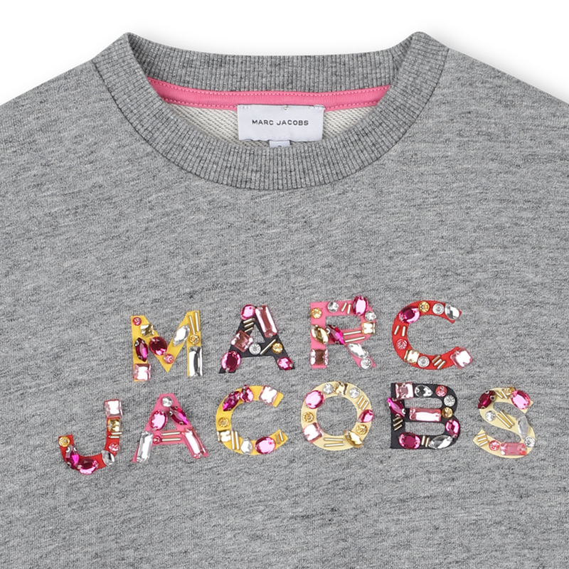 Sweatshirt aus Baumwollfleece MARC JACOBS 
                        GIRL