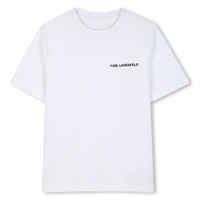 SET MIT 2 KURZ&Auml;RMELIGEN T-SHIRTS KARL LAGERFELD KIDS BOY