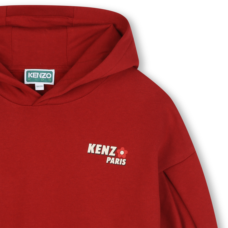 Fleece-Kapuzenpullover KENZO KIDS 
                        GIRL
