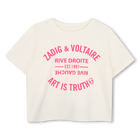 T-Shirt mit kurzen &Auml;rmeln, ECRU, hi-res