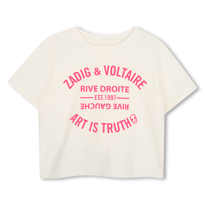 T-Shirt mit kurzen &Auml;rmeln ZADIG VOLTAIRE GIRL