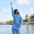 Denim-Jumpsuit mit Hemdkragen ZADIG VOLTAIRE 
                    GIRL
