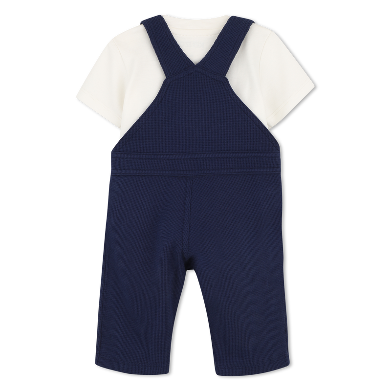 SET AUS T-SHIRT UND OVERALL KENZO KIDS 
                        BOY