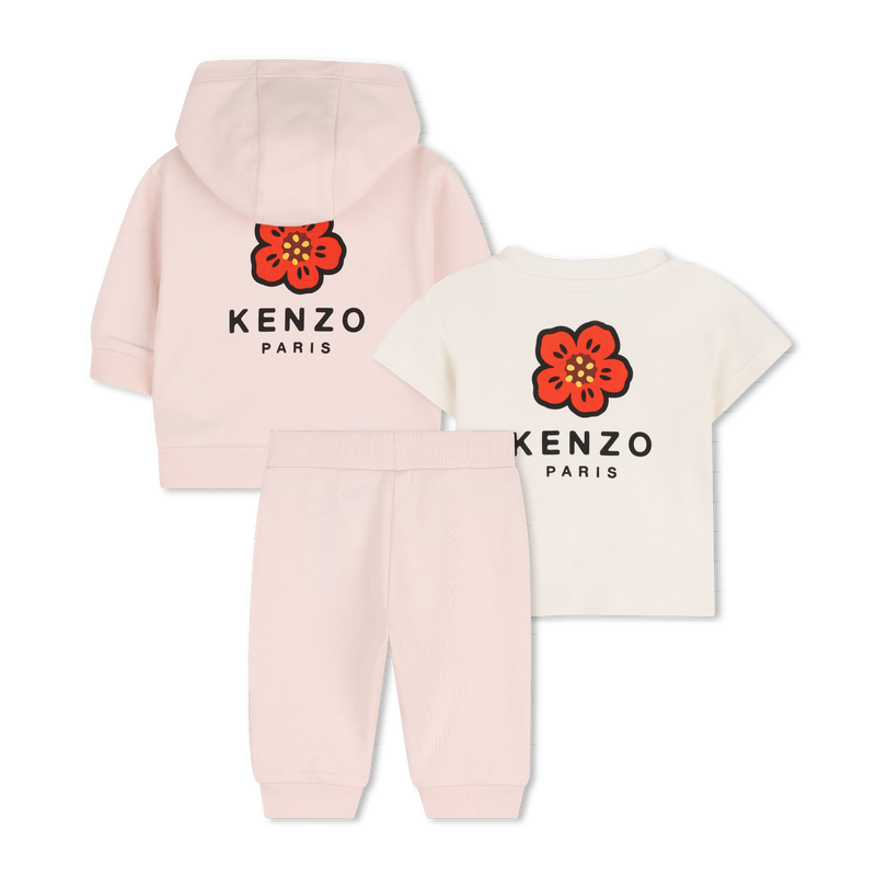 SET AUS T-SHIRT, STRICKJACKE UND HOSE KENZO KIDS 
                        UNISEX