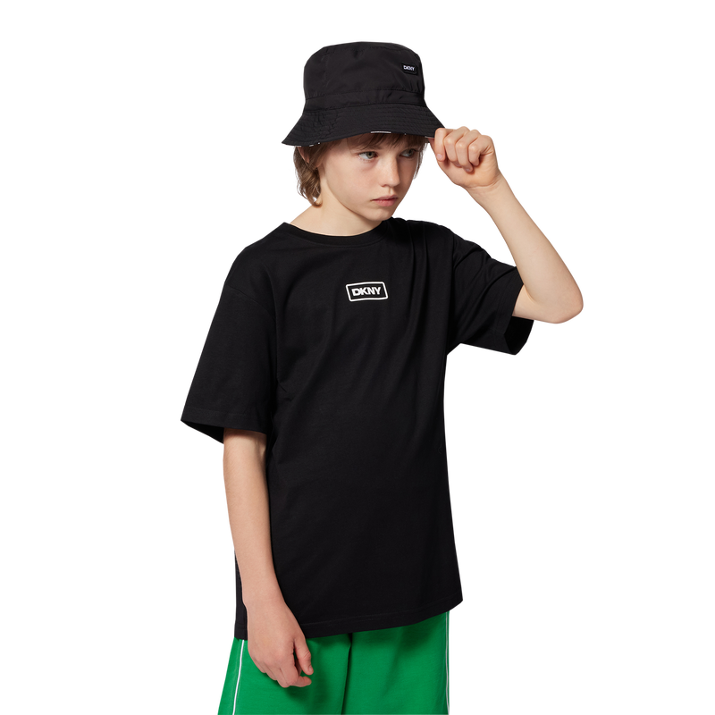 Kurzarm-T-Shirt aus Baumwolle DKNY 
                        UNISEX