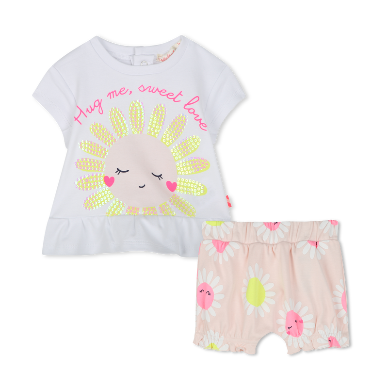 Baumwollshirt und Shorts BILLIEBLUSH 
                        GIRL