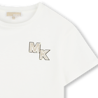 Kurz&auml;rmliges Baumwoll-T-Shirt MICHAEL KORS 
                    GIRL